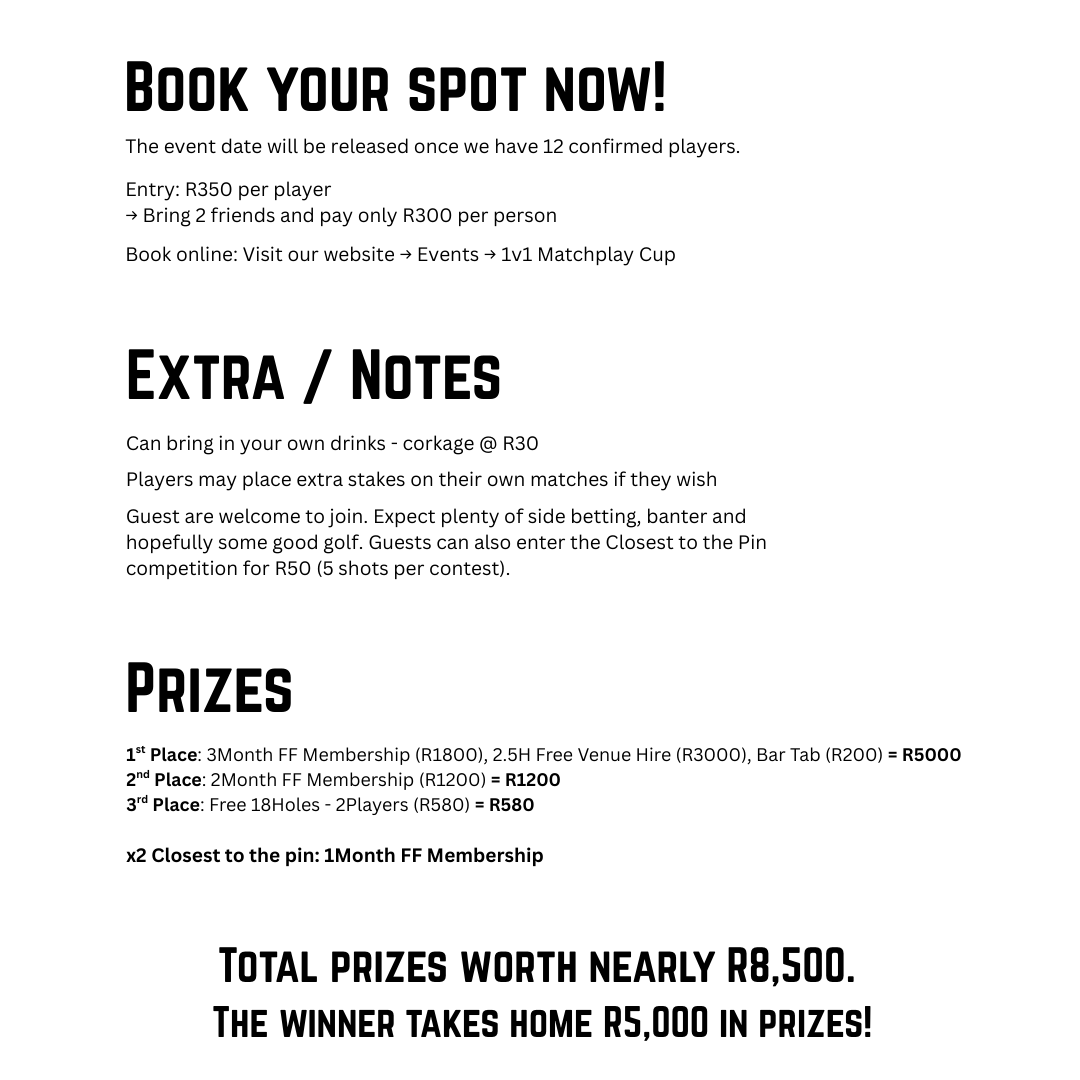 1v1 Matchplay Cup